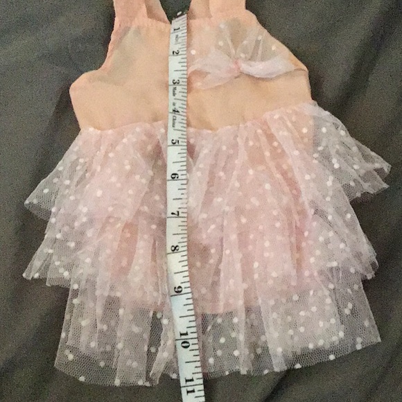 --SOLD--Pink Polka Dot Dog Dress - Picture 9 of 9